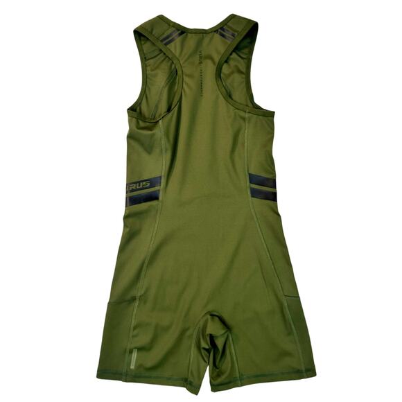 Virus Elevate V2 Singlet Wrestling Powerlifting Evergreen Green Women's XS - Picture 3 of 13